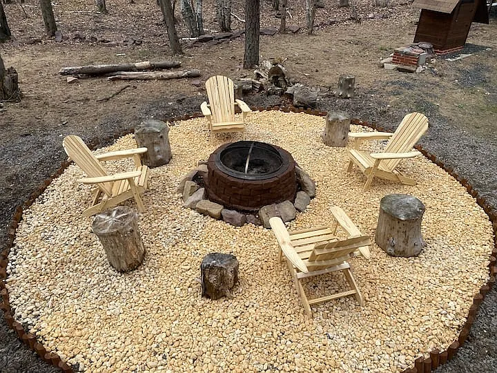 Outdoor Firepit Day View