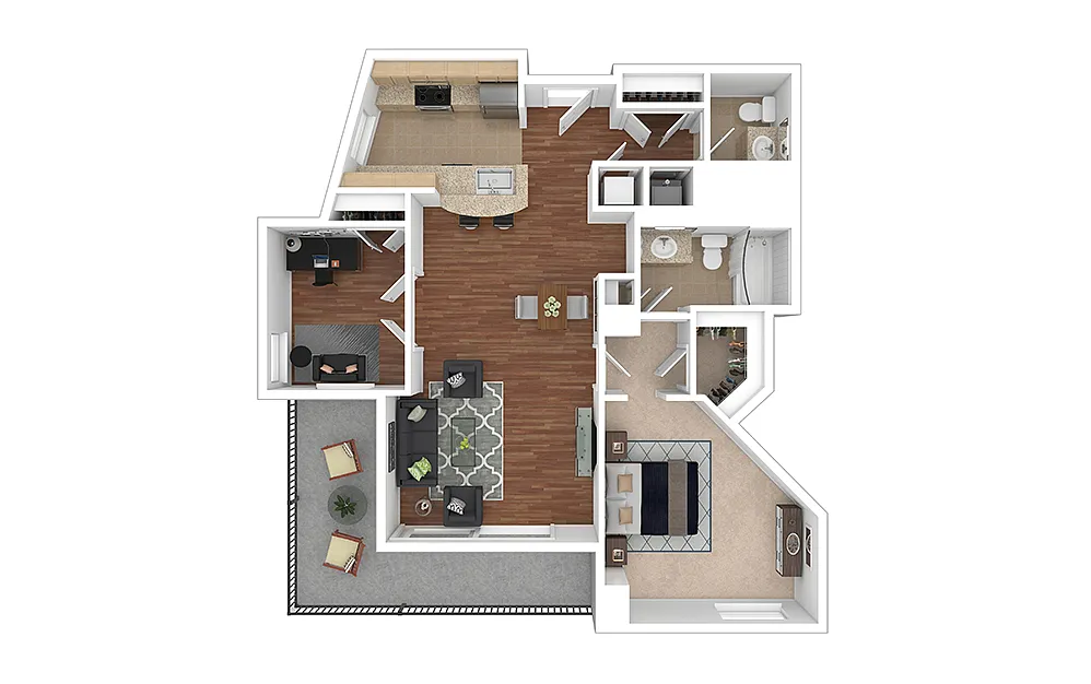 Floor plan A15U