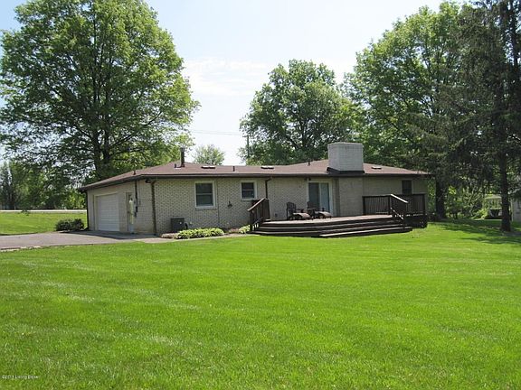 Back of house from rear corner of lot