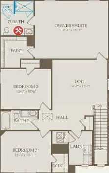 Monroe Floorplan Floor 2