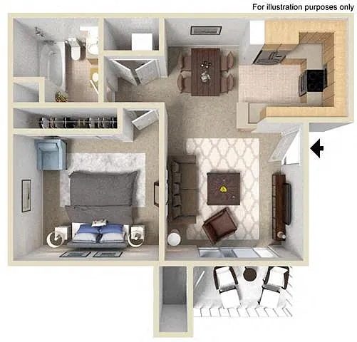Floor plan Saint Auban
