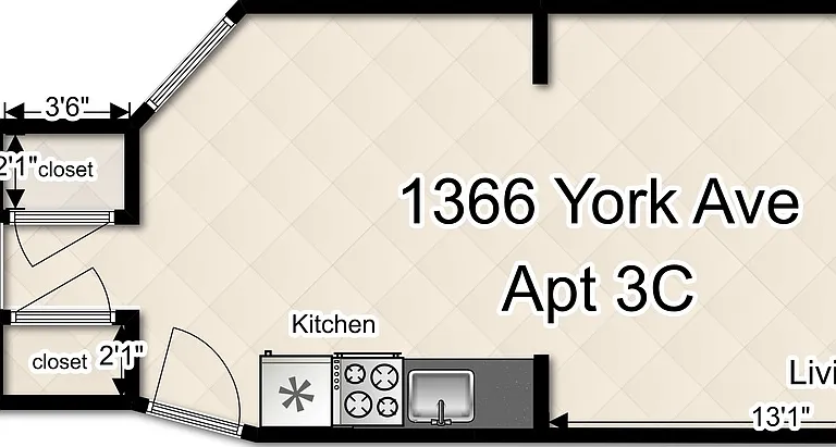 1366 York Ave #2C — Photo 2