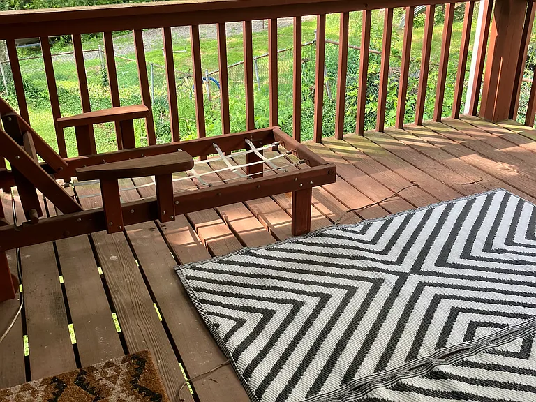 Deck with roof