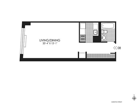 2nd image of 110 Horatio St APT 708