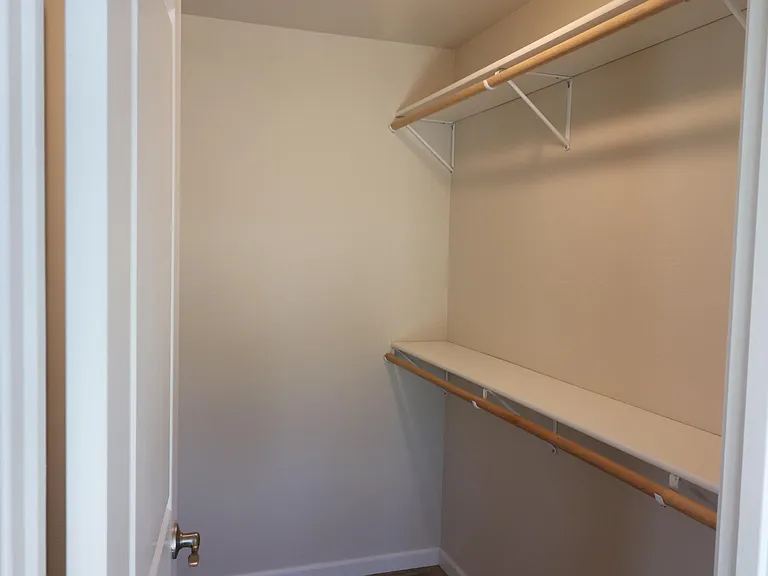 Upstairs closet