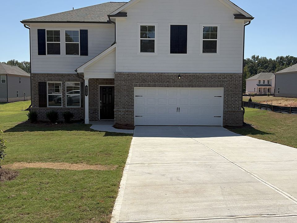 Home Elevation with large driveway