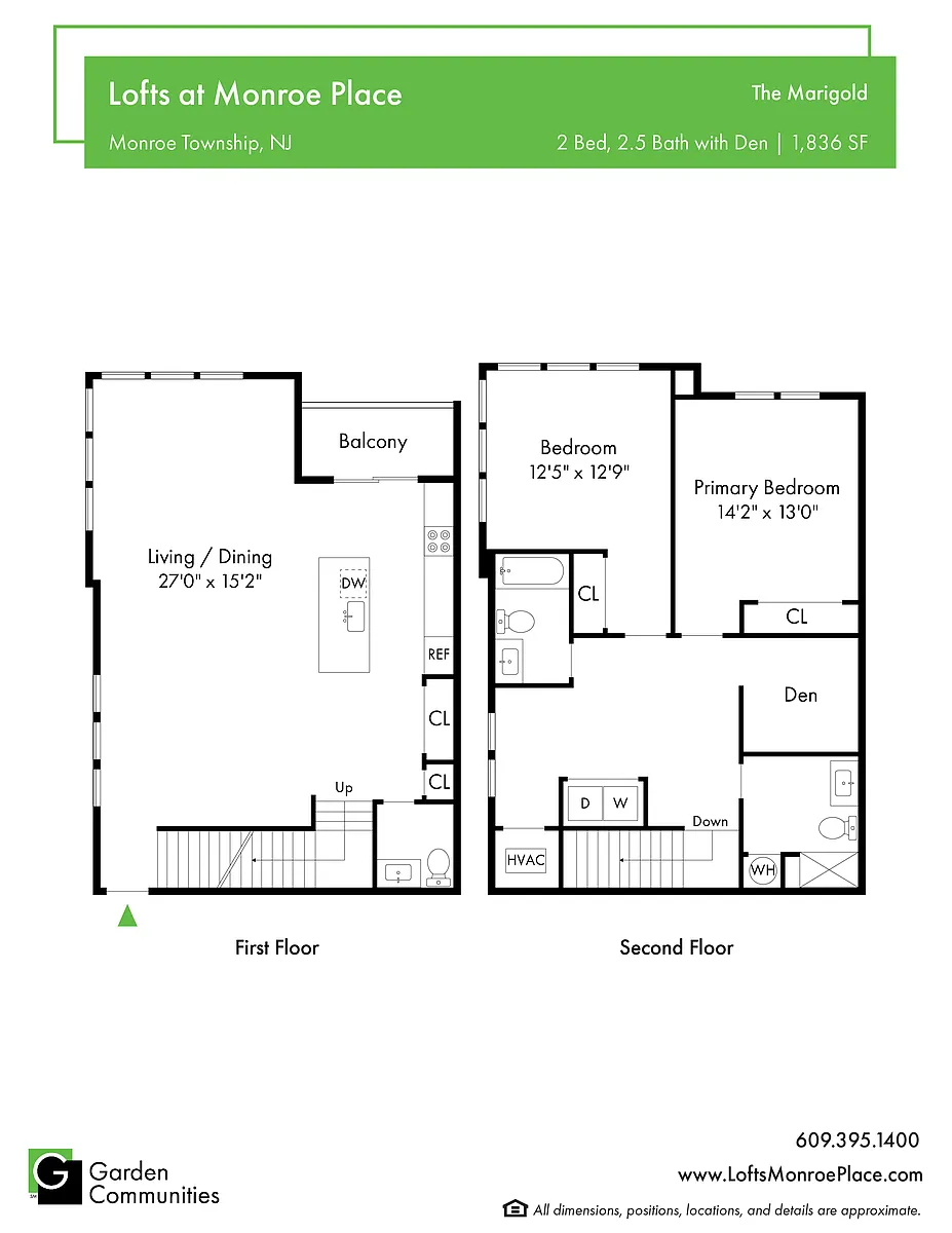 Floor plan $2.01/sq.ft. - The Marigold
