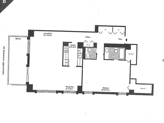 B Line Floor Plan
