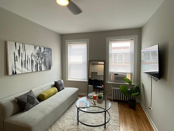 Spacious living room area