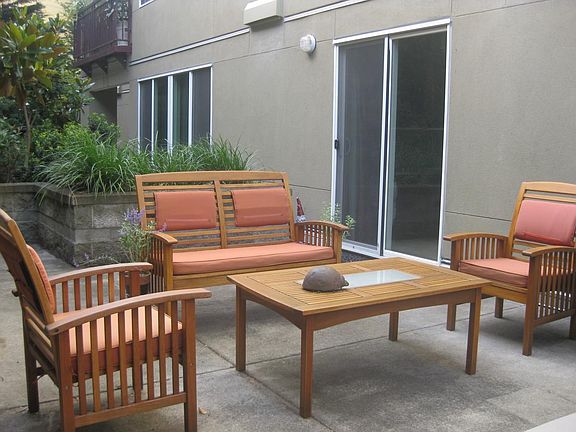 Patio Adjacent to Bedrooms
