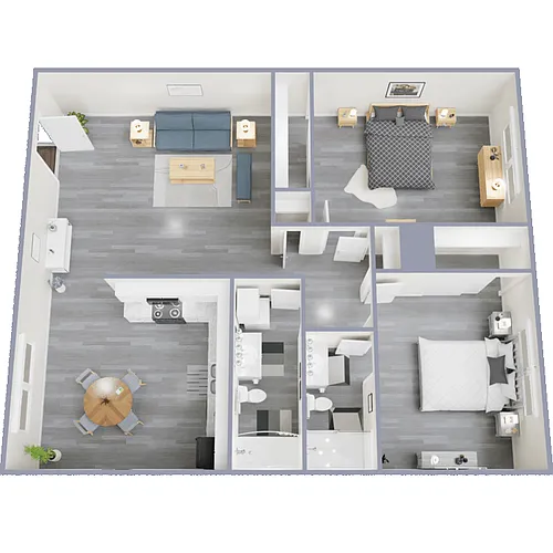 Floor plan 2X2