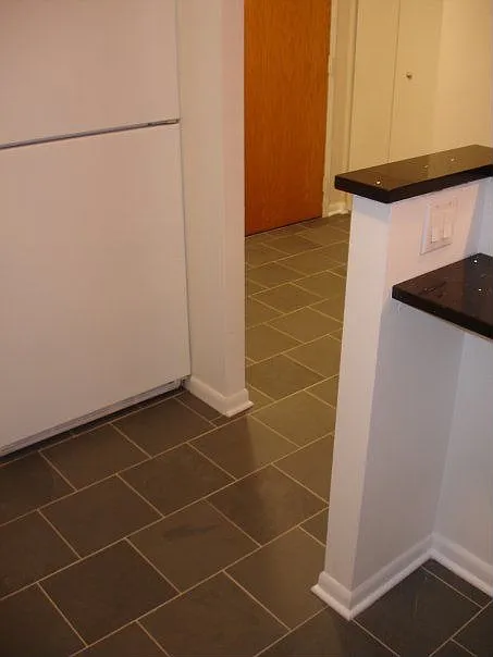 12"x12" high-end slate tile added in 2009.