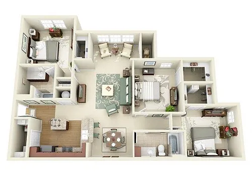 Floor plan Grand Teton