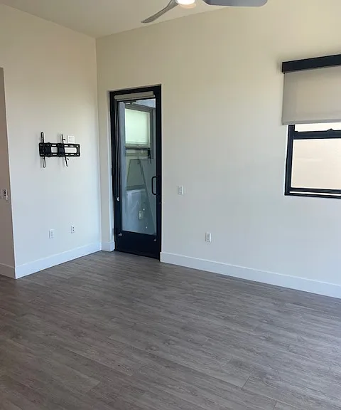 Living Room and Balcony Door
