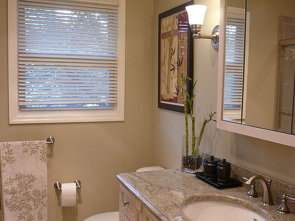 Custom tile, cabinets and granite countertops