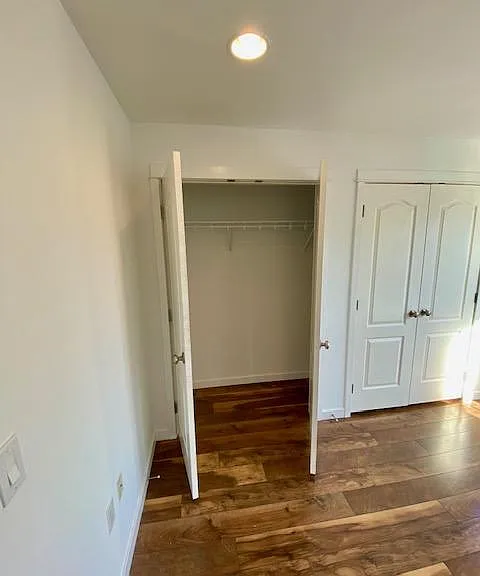 Closet in bedroom
