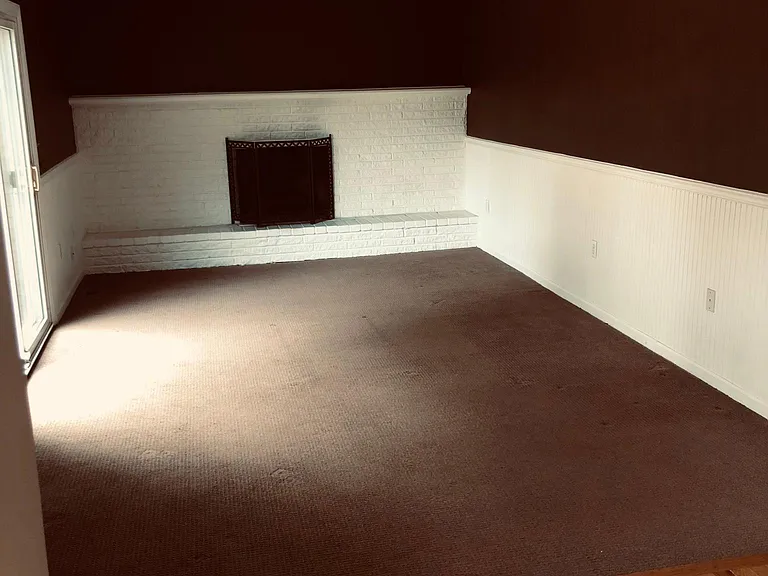 Family room with gas fireplace