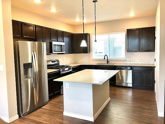 Open kitchen with island