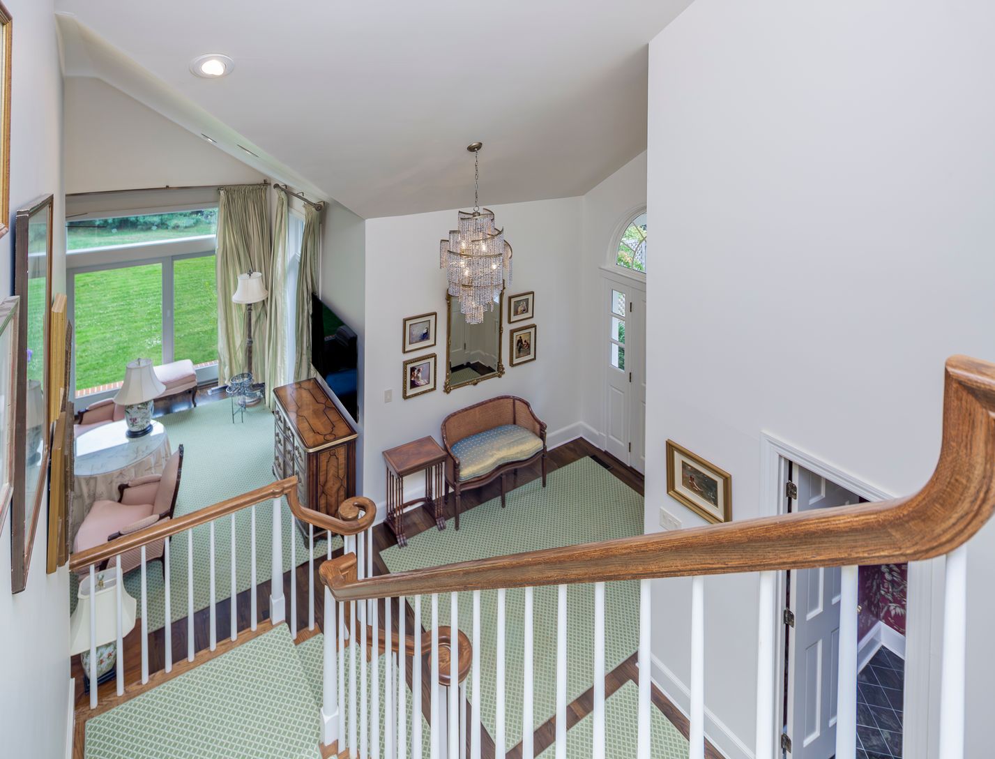  View form stairwell landing 