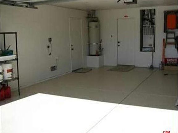 Finished garage