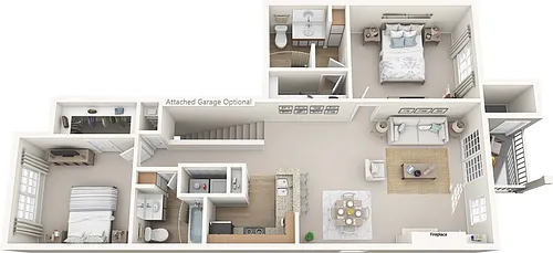 Floor plan The Retreat