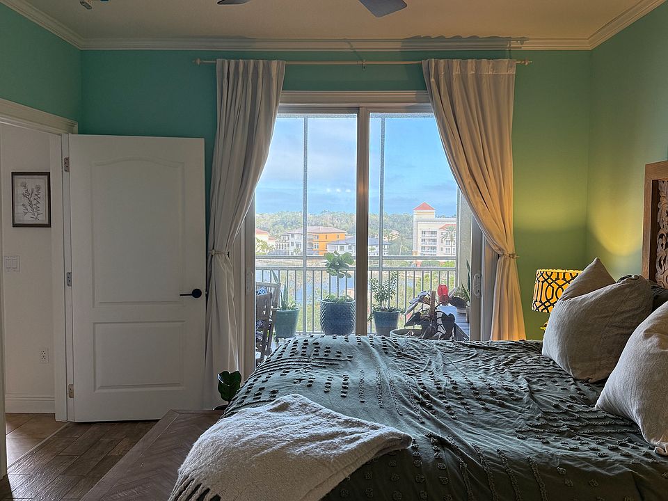 Master bedroom with gorgeous waterfront views