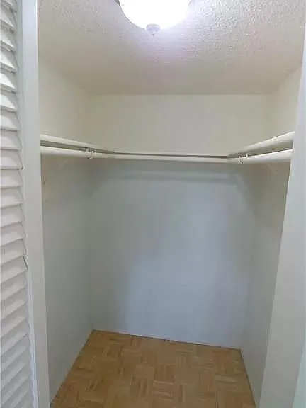 This is the walk in closet from main bedroom