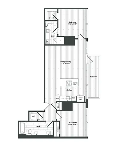 Floor plan 2B