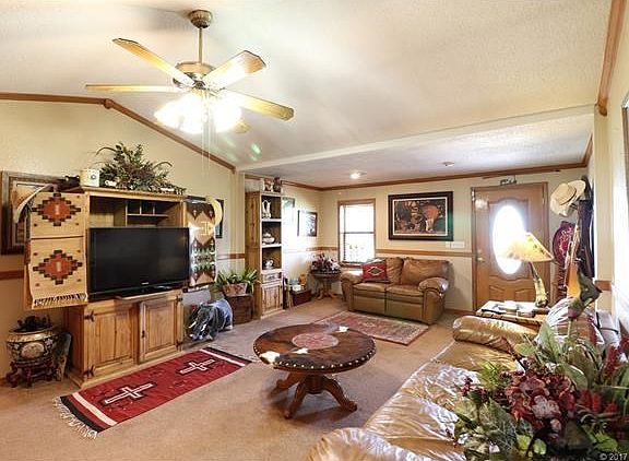 Living Room from Hall to Bedrooms 2 & 3 and Den