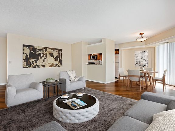 Large open living room