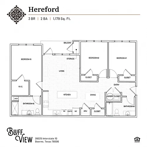 Floor plan Hereford