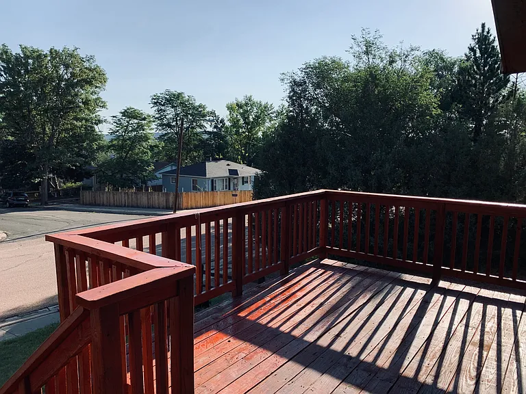 Deck looking East
