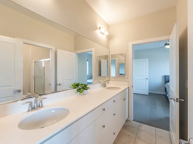 Jack and Jill bathroom