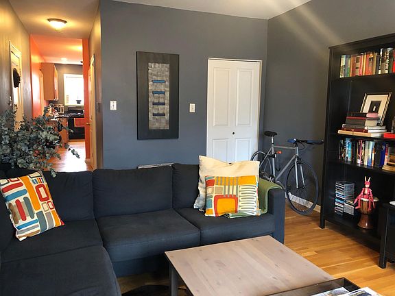 Living room and closet