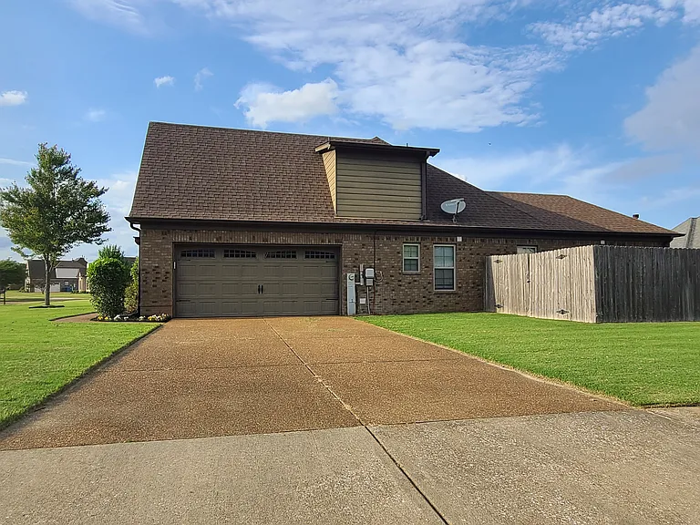 Attached garage
