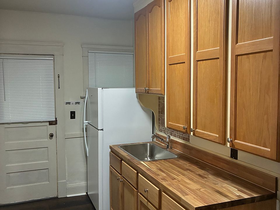 Renovated kitchen. New cabinets. New appliances. New flooring.