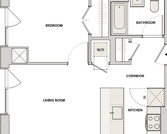 2nd image of 130 S 2nd St #3A