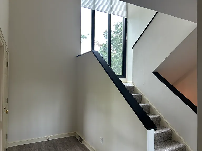 Foyer and stairway to upstairs