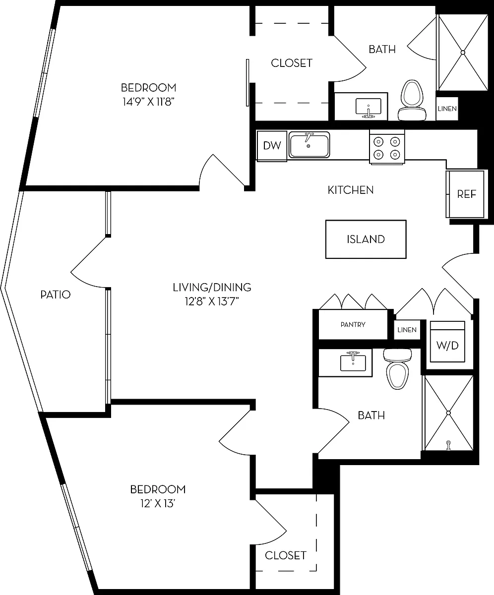 Floor plan 2G