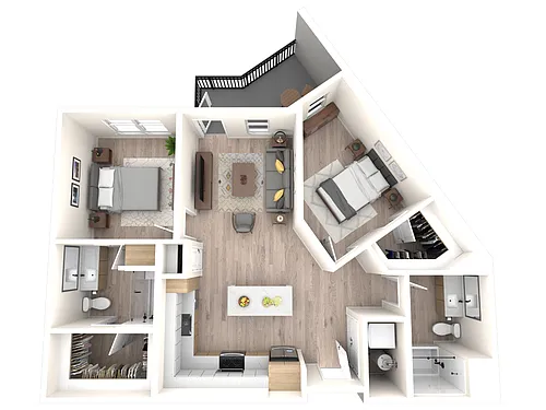 Floor plan 2B