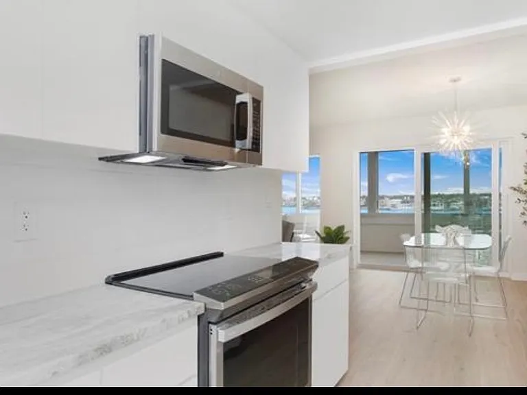 There is even a water view from the kitchen!