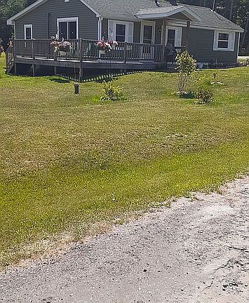 It's a home on 3 lots.