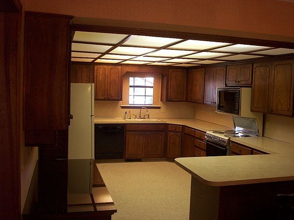 Kitchen from dining area