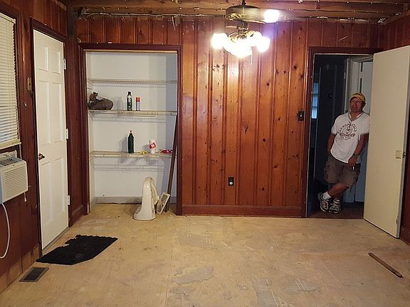 Unfinished kit.pine paneling
