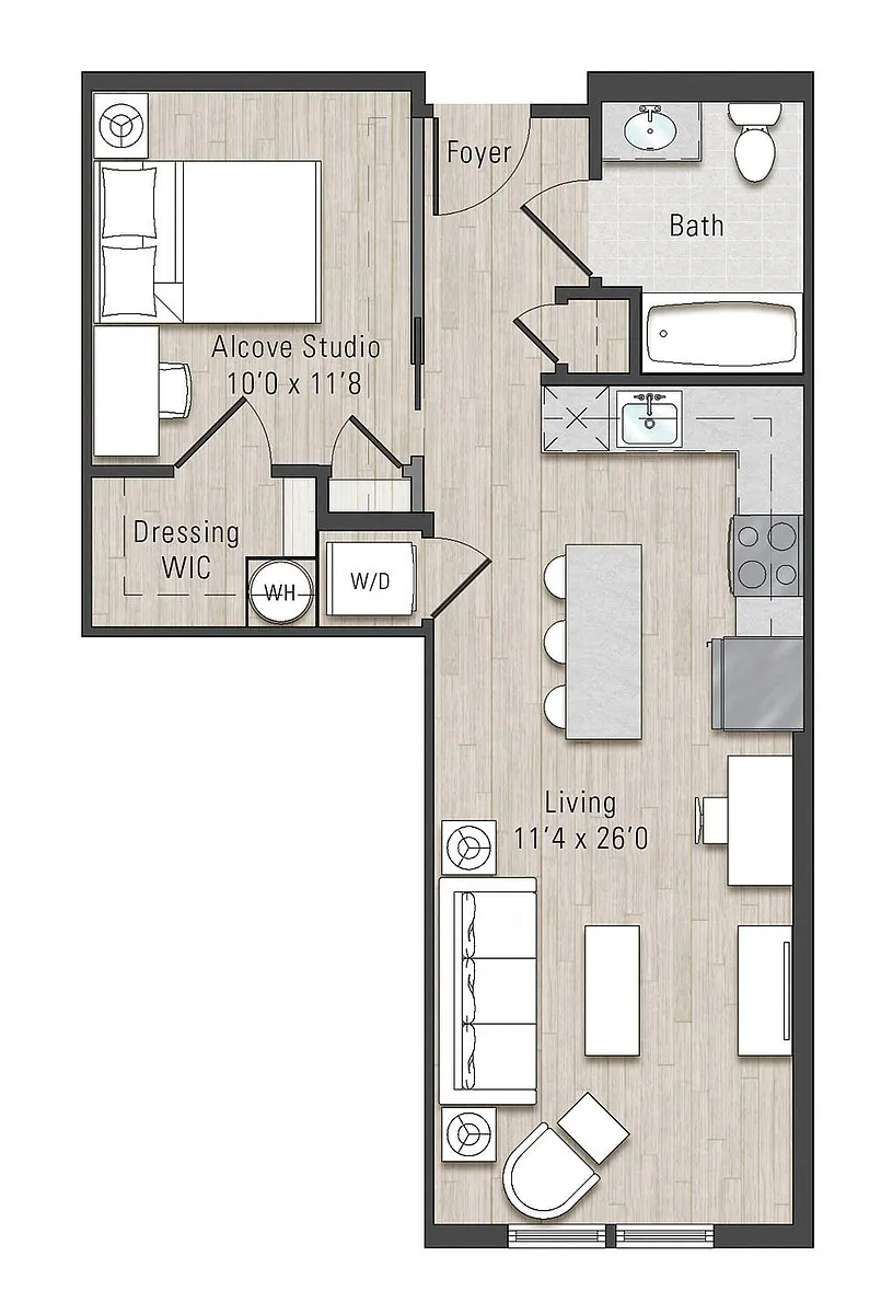 Floor plan A1a