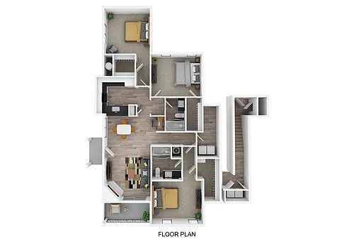 Floor plan The Ratama - Carriage House Renovated