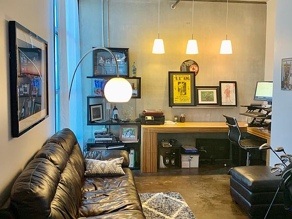 Office with Built In Desk