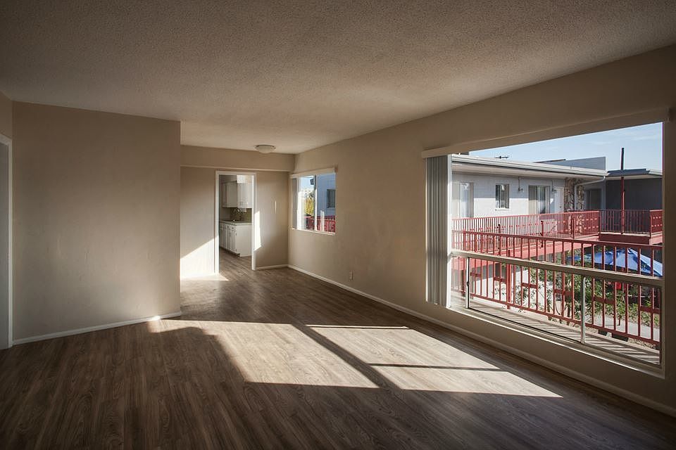 Large, open windows in Living Room