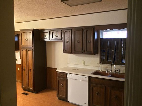 Bright kichen with stovetop and new dishwasher