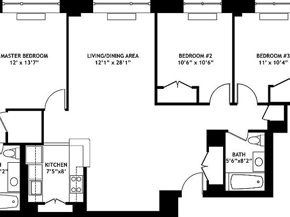 2nd image of 40 W 116th St APT A805